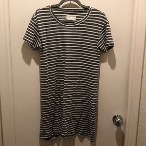 Current/Elliott striped knit T-shirt dress
